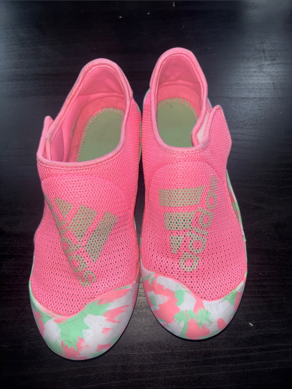 adidas Pink Slip-On Girls Athletic Shoes